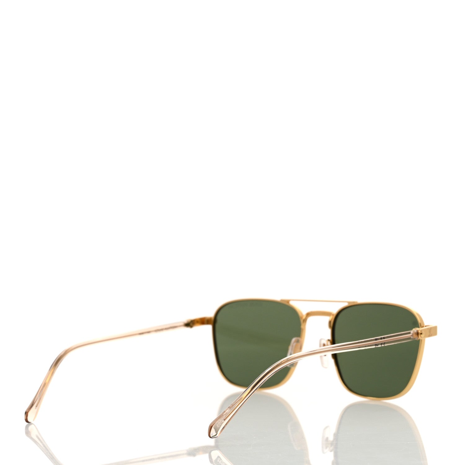Louis Vuitton Metal LV Signature Square Sunglasses Z2021U Gold 4 of 8