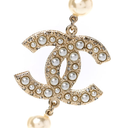 Chanel Graduated Pearl CC Short Necklace Gold 4 of 7
