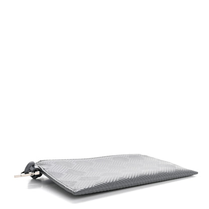 Bottega Veneta Debossed Calfskin Mens Bill Pouch Thunder 4 of 8