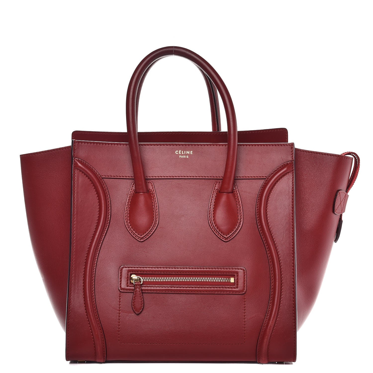 Celine Smooth Calfskin Mini Luggage Red 1 of 15