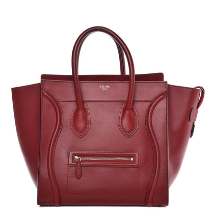 Celine Smooth Calfskin Mini Luggage Red 1 of 15