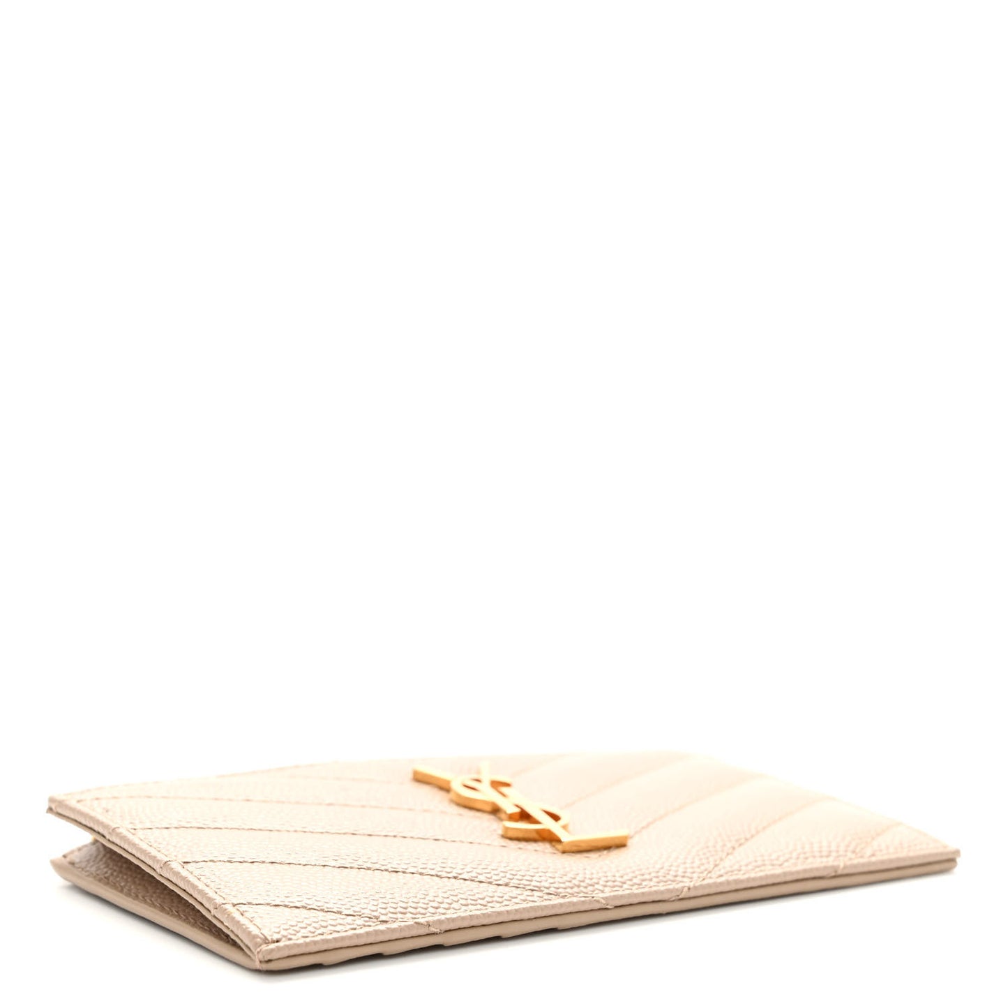 Monogram Grain de Poudre 5 Fragments Zip Pouch Card Holder Dark Beige