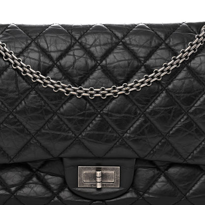 Chanel Aged Calfskin Quilted 2.55 Reissue 227 Flap Black 8 of 12