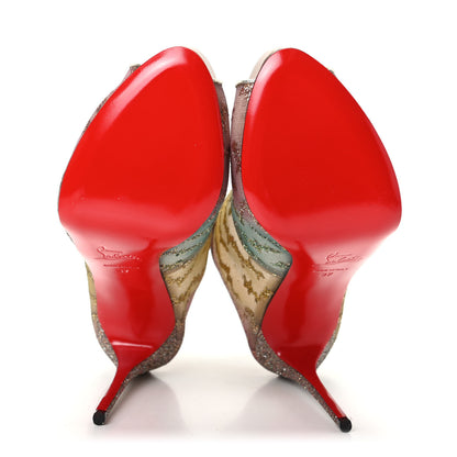 Christian Louboutin Rete Tulle Top Top 120 Ankle Boots 37 Multicolor 4 of 8