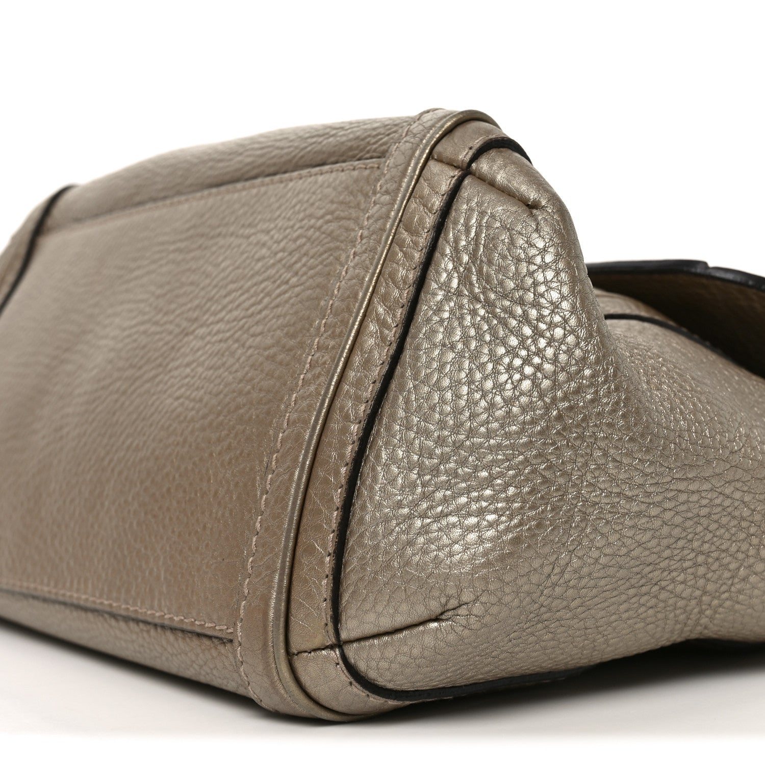 Gucci Monogram Calfskin Medium Bella Flap Bag Beige Ebony Champagne 10 of 10