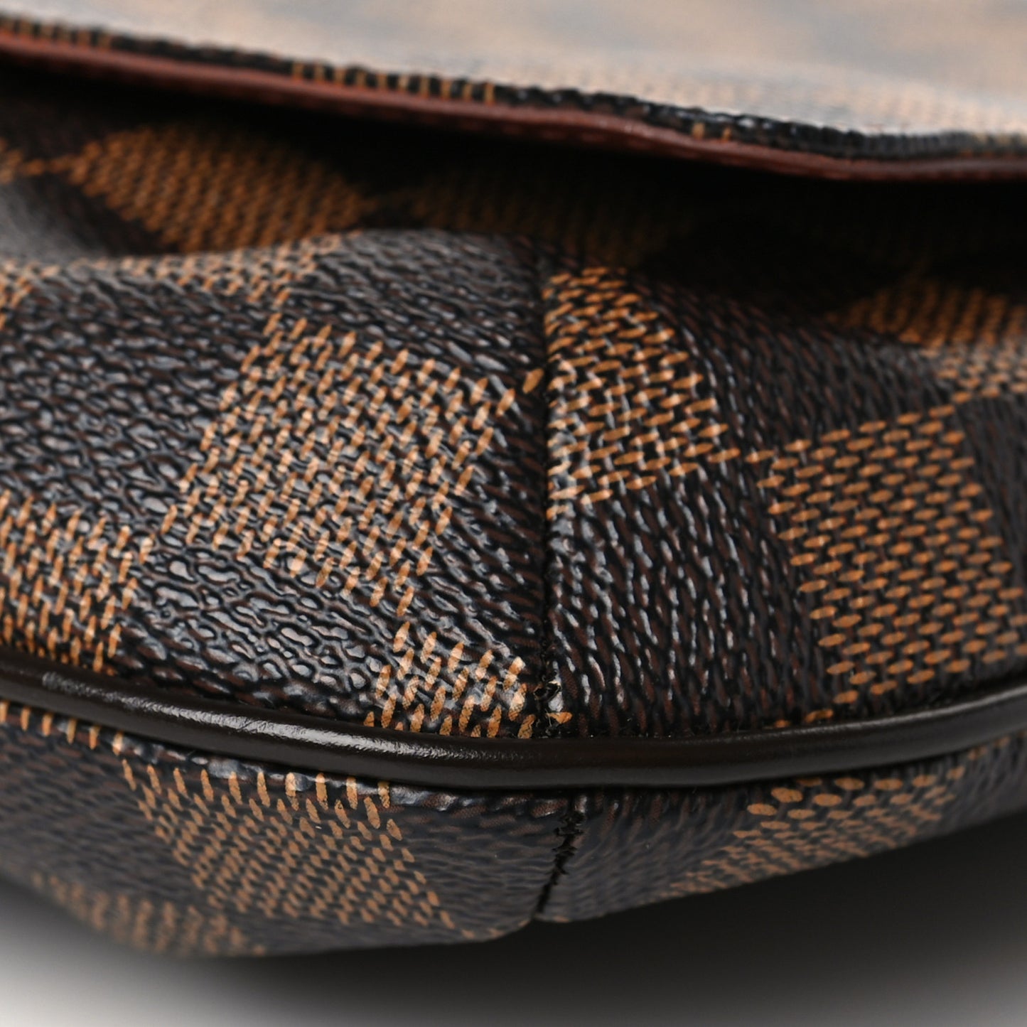 Damier Ebene Musette Tango Long Strap