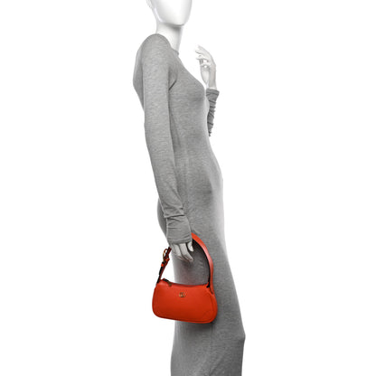 Gucci Goatskin Mini Aphrodite Shoulder Bag Orange 2 of 11