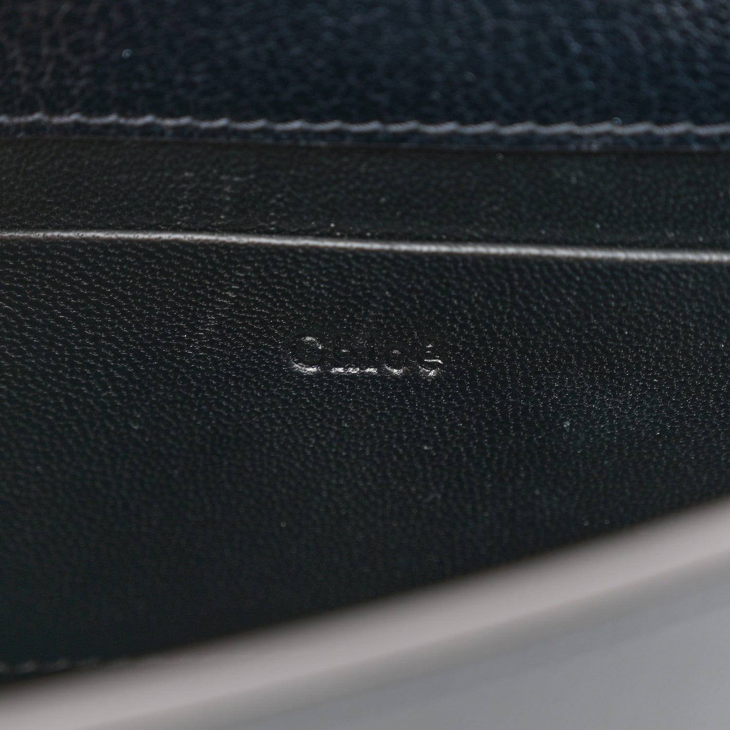 Chloe Calfskin Small Nile Bracelet Minaudiere Bag Silver Blue 6 of 11