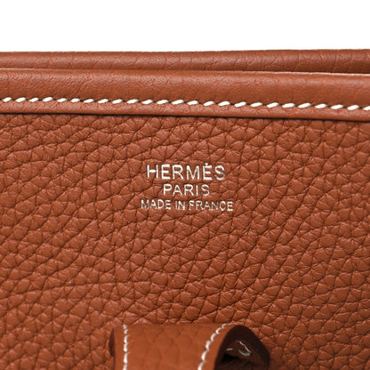 Hermes Taurillon Clemence Evelyne III PM Gold 5 of 9