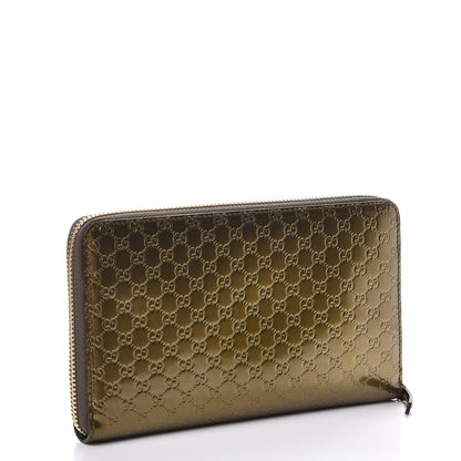 Gucci Shine Microguccissima Zippy Wallet Gold 3 of 8