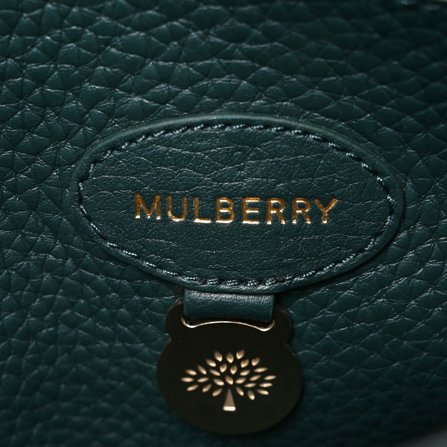 Mulberry Heavy Grain Bayswater Mulberry Green 6 of 9