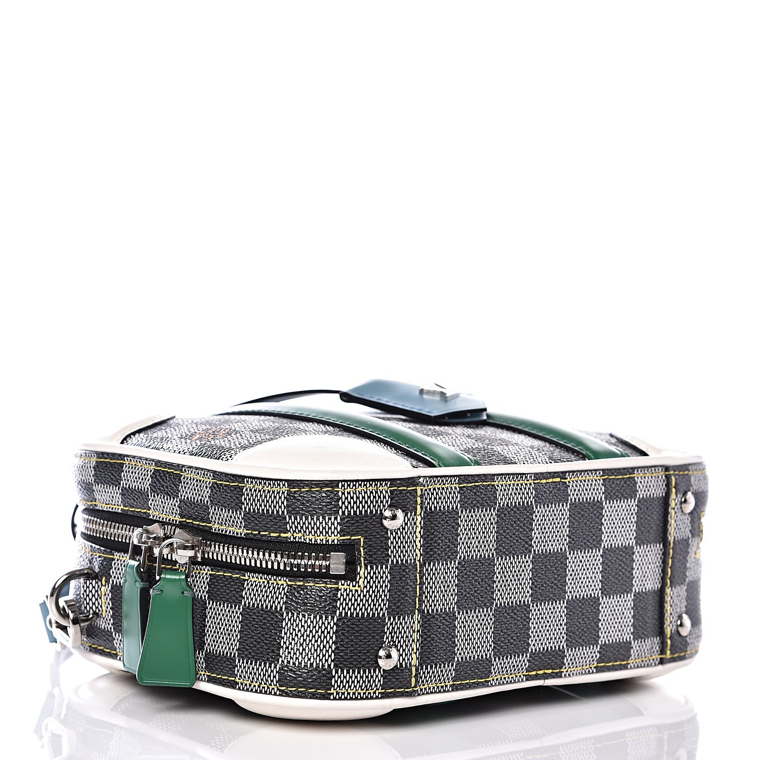 Louis Vuitton Damier Valisette BB Black White 3 of 9