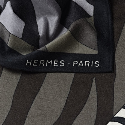 Hermes Cashmere Silk Zebra Blanket 3 of 5