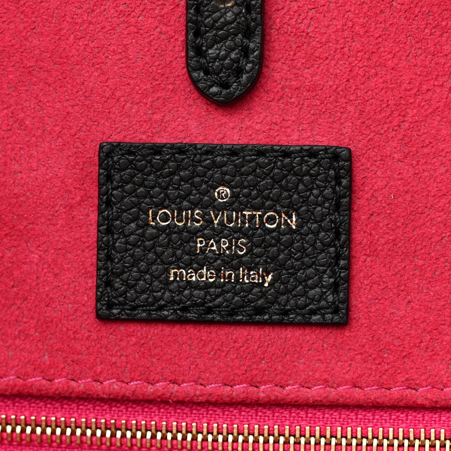 Calfskin Monogram Teddy Onthego GM Black