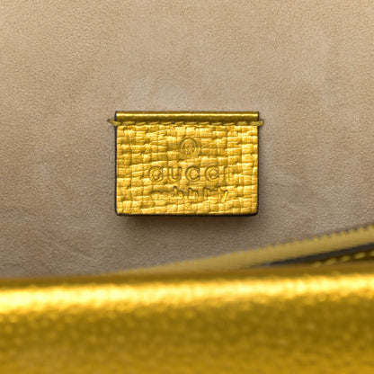 Gucci Metallic Calfskin Medium Dionysus Shoulder Bag Yellow 8 of 11