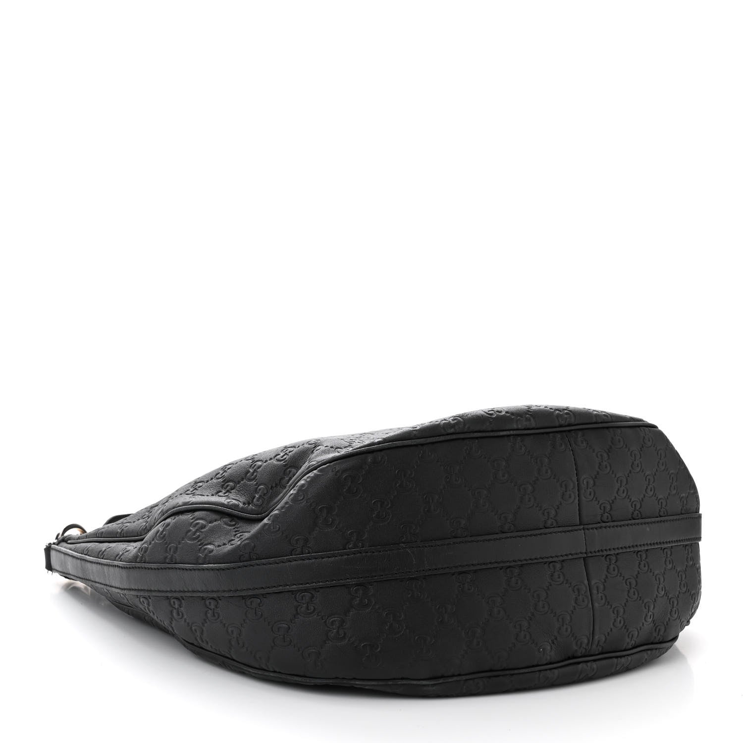 Gucci Guccissima Large GG Twins Hobo Black 4 of 13