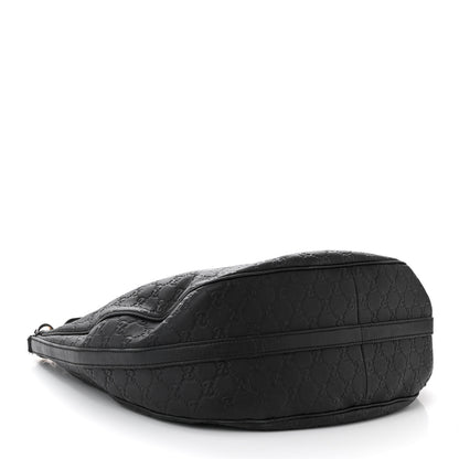 Gucci Guccissima Large GG Twins Hobo Black 4 of 13