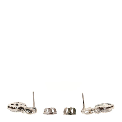 David Yurman Sterling Silver Diamond Black Onyx 7mm Petite Albion Drop Earrings 3 of 5