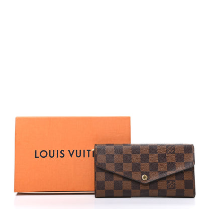 Louis Vuitton Damier Ebene Sarah Wallet NM 9 of 9