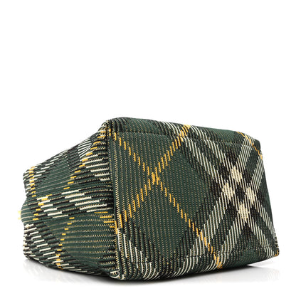 Burberry Canvas Peg Medium Duffle Bag Ivy 4 of 9