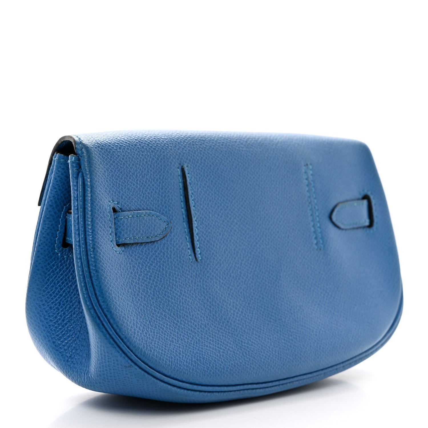 Hermes Courchevel Kelly Banana Belt Bag Bleu France 3 of 7