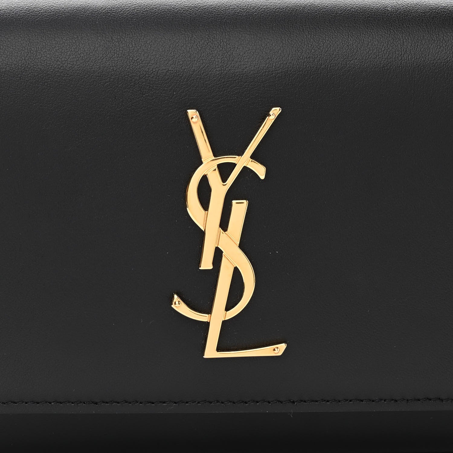 Saint Laurent Smooth Calfskin Monogram Kate Belt Bag Black 7 of 9