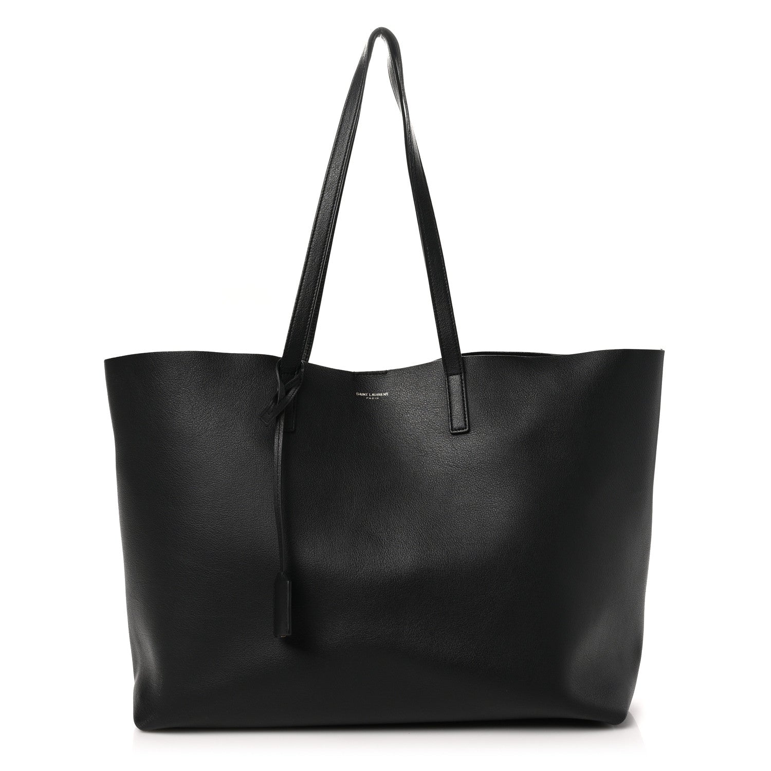 Saint Laurent Calfskin Large Shopping Tote Black 1 of 13