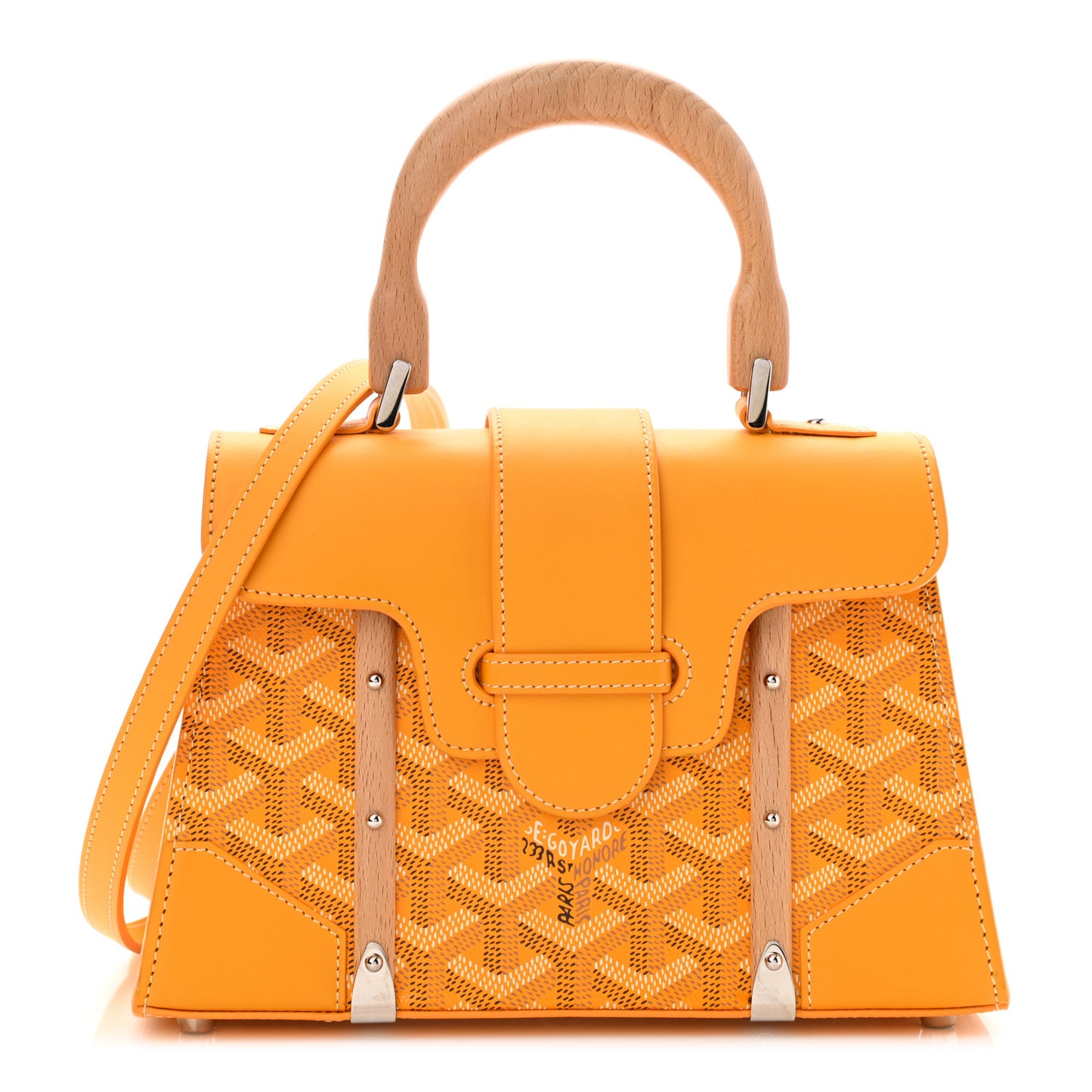 Goyardine Structure Mini Saigon Yellow