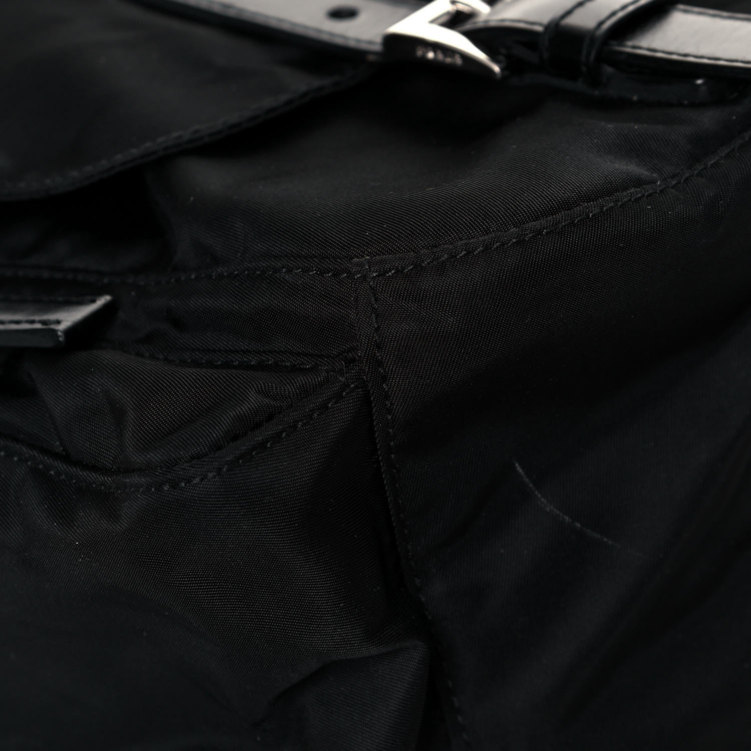 Prada Tessuto Nylon Vela Messenger Bag Black 7 of 12