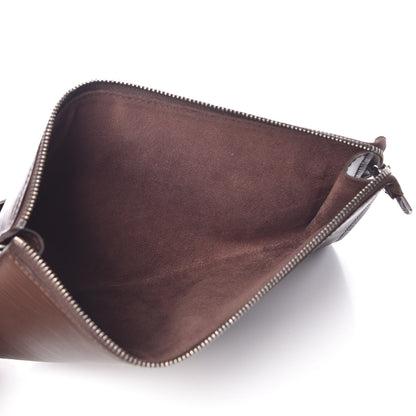 Louis Vuitton Epi Pochette Accessories 24 Moka 5 of 9
