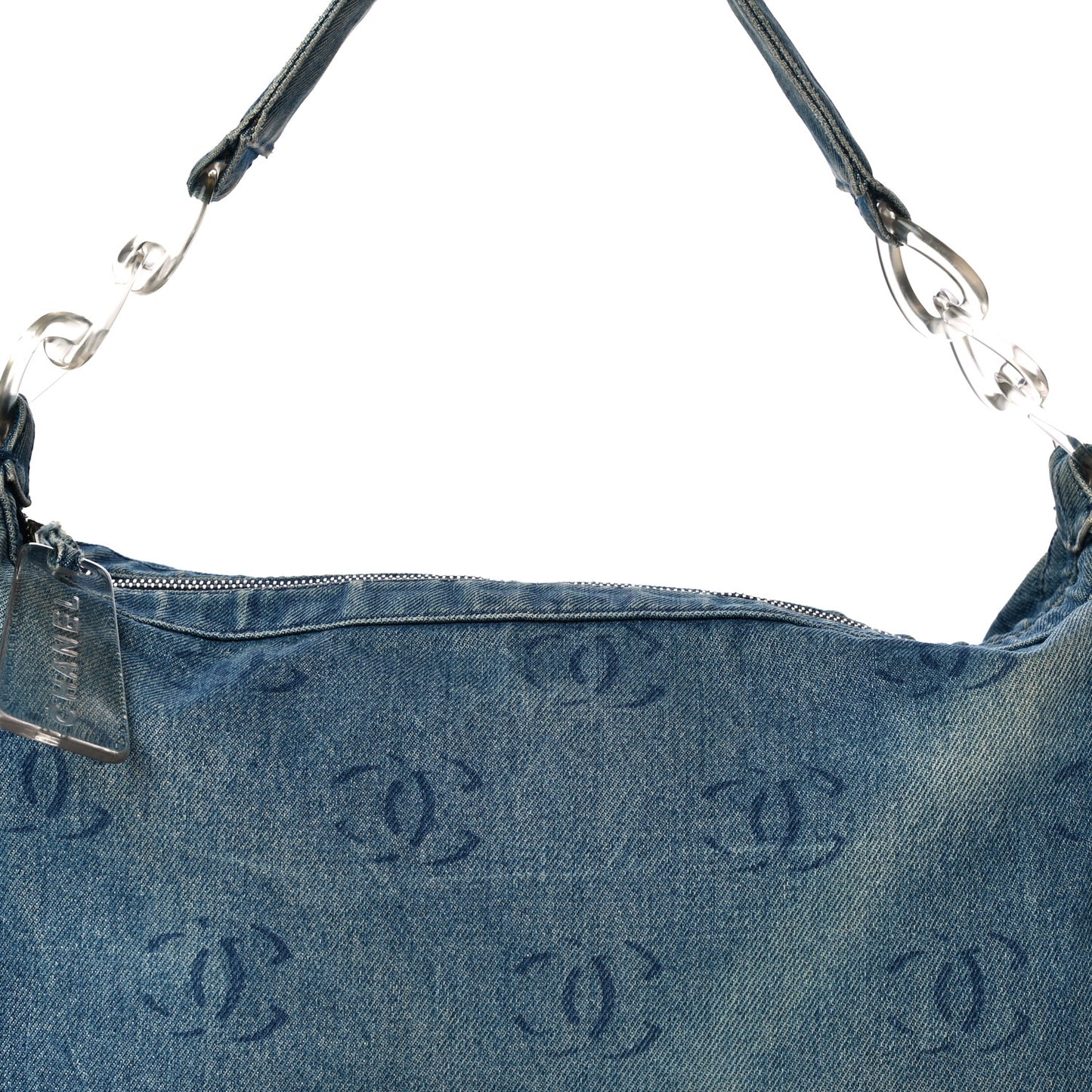 Denim CC Hobo Dark Blue