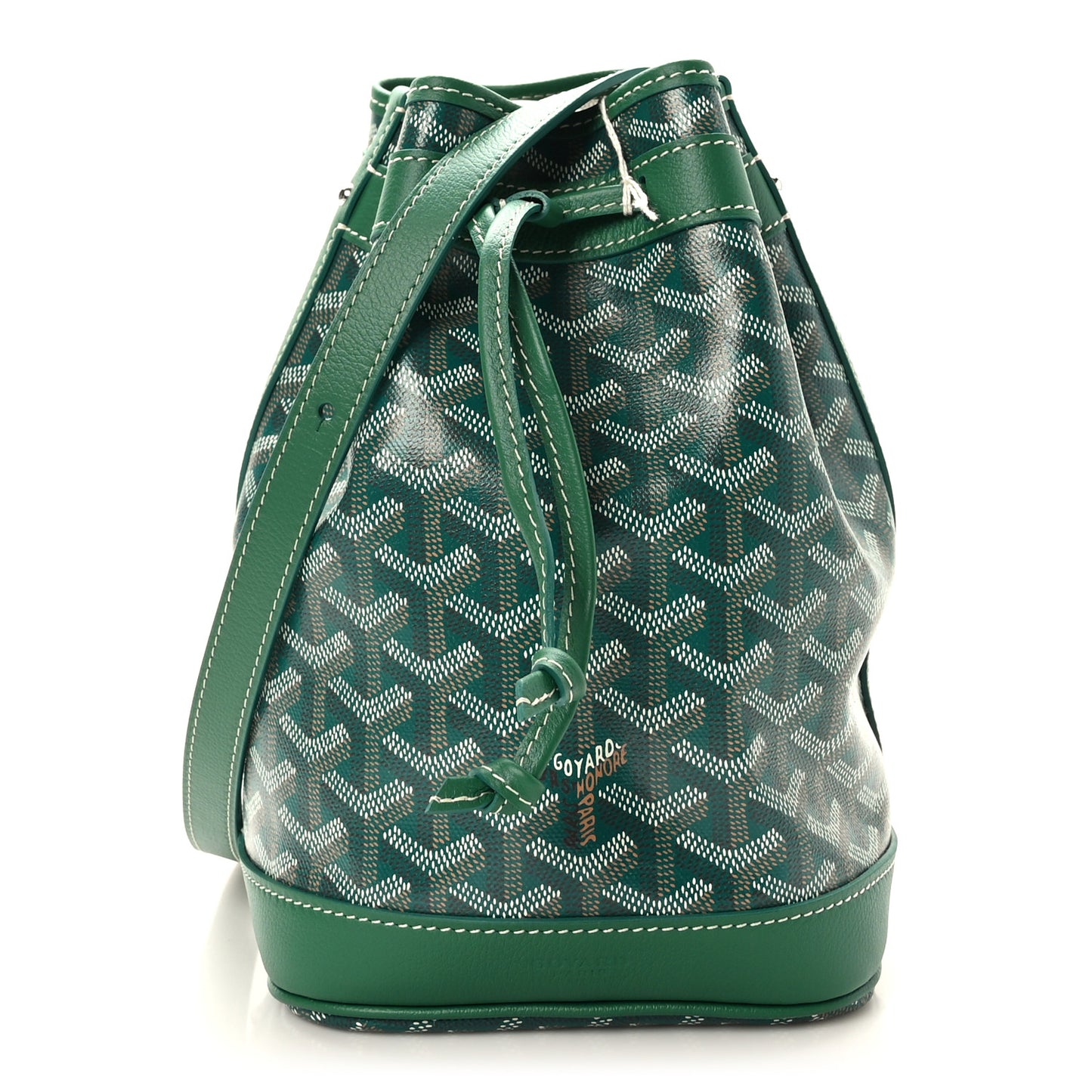 Goyardine Petit Flot Bucket Bag PM Green