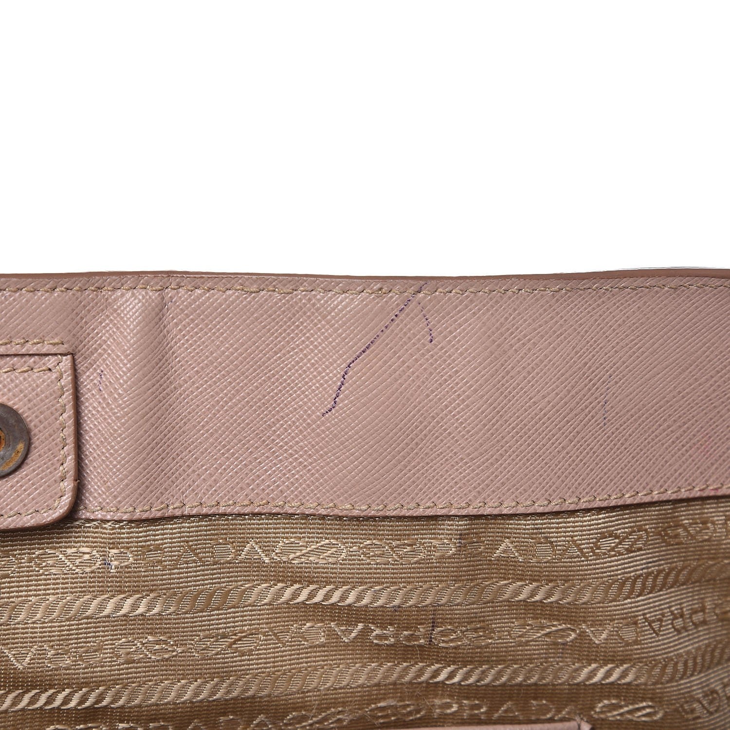 Prada Saffiano Lux Large Tote Cammeo 14 of 28