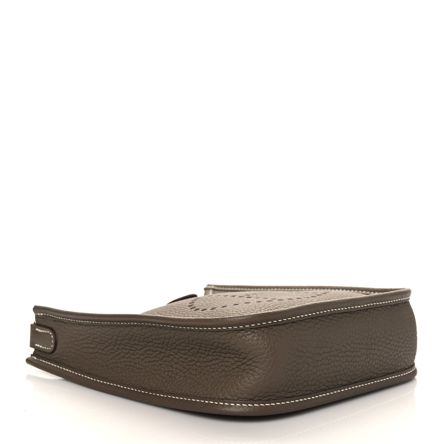 Hermes Taurillon Clemence Amazone Evelyne TPM Etoupe Bleu Indigo 4 of 10