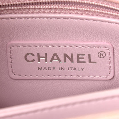 Chanel Iridescent Caviar Quilted Mini Coco Handle Flap Pink 6 of 9