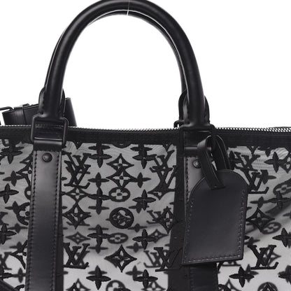 Louis Vuitton Monogram See Through Keepall Bandouliere 50 Black 11 of 11