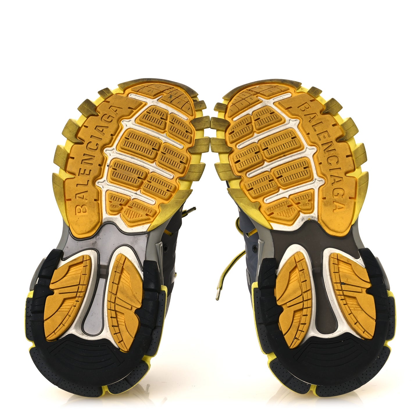 Mesh Nylon Mens Track Sneakers 36 Yellow Black White