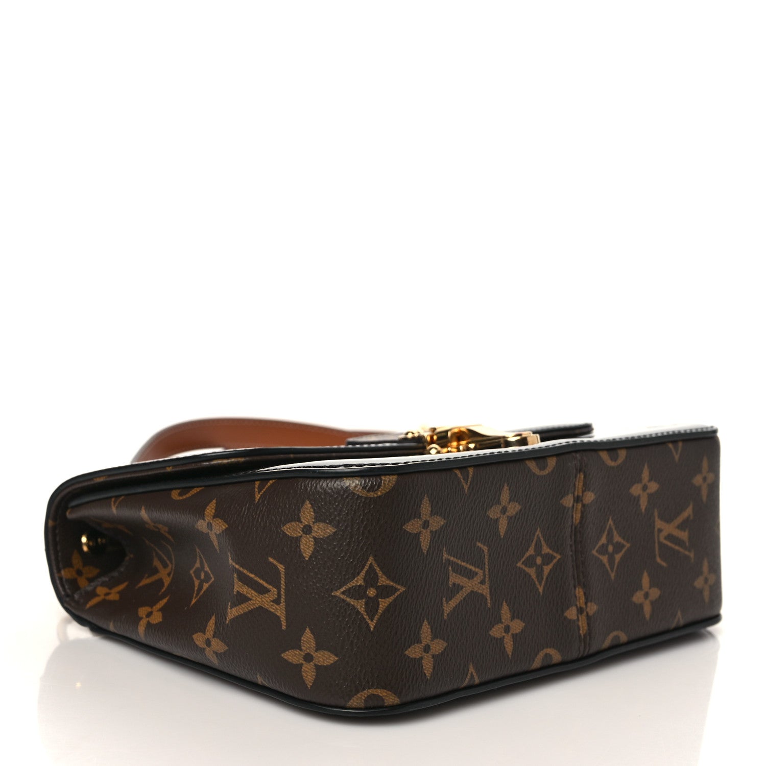 Louis Vuitton Patent Calfskin Monogram Cherrywood BB Black 4 of 8