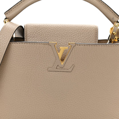 Louis Vuitton Taurillon Capucines BB Galet 7 of 10
