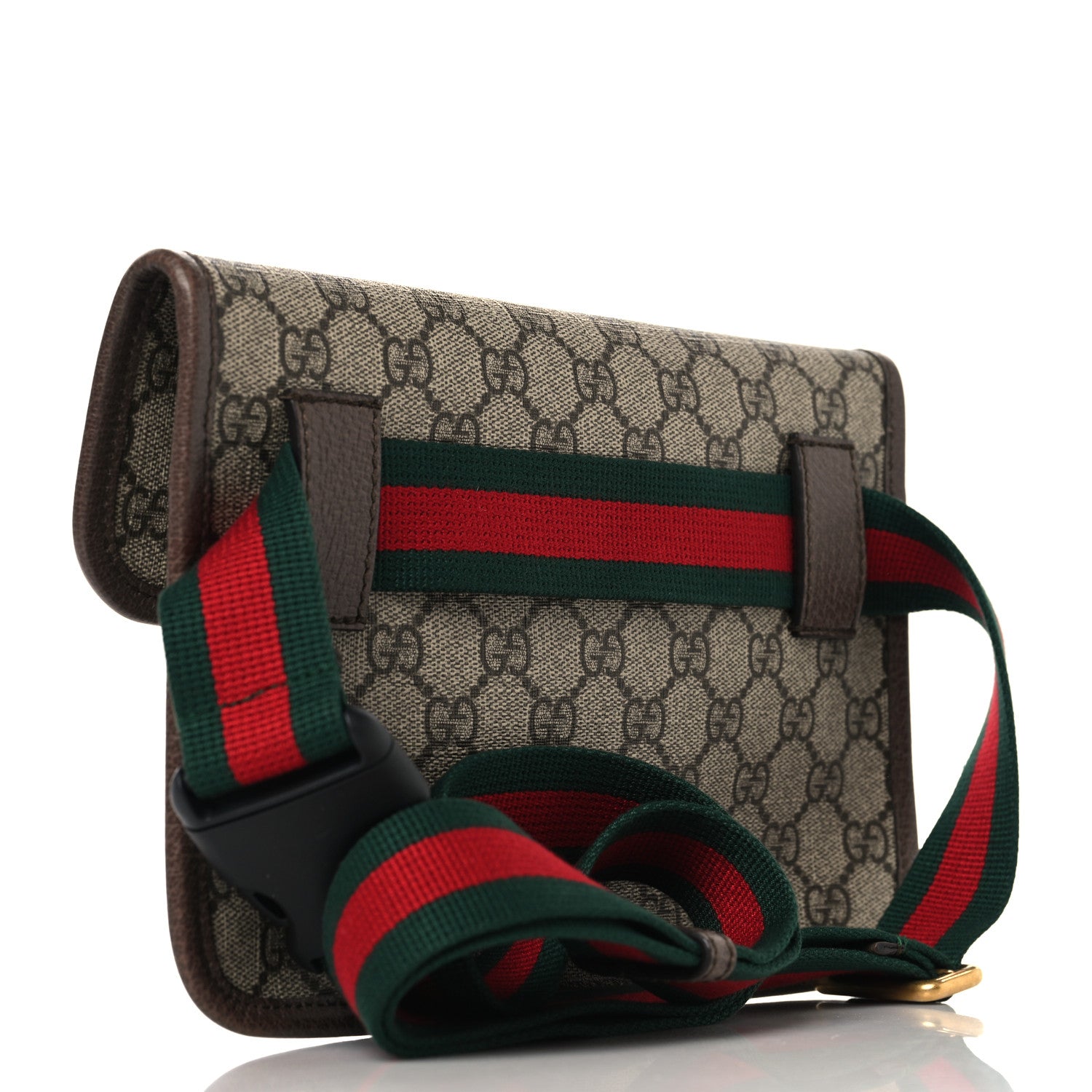 Gucci GG Supreme Monogram Neo Vintage Web Belt Bag Brown 3 of 10