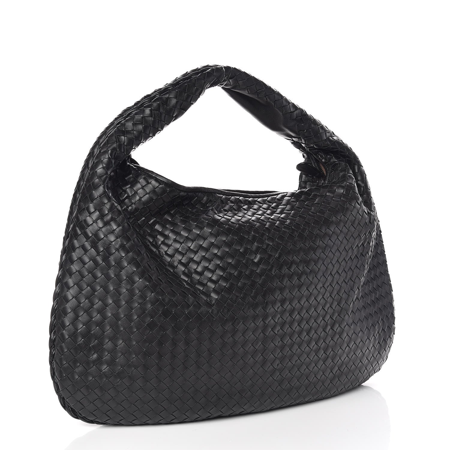 Bottega Veneta Nappa Intrecciato Maxi Veneta Hobo Black 3 of 10