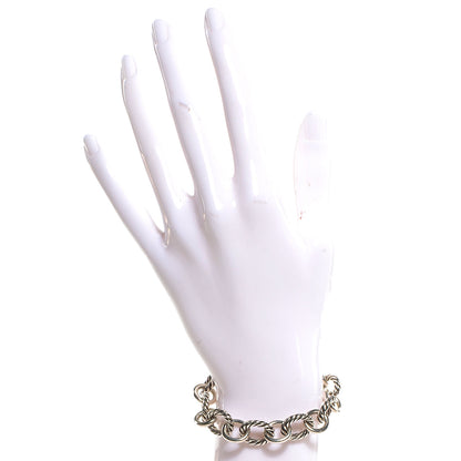 David Yurman Sterling Silver 12mm Large Oval Link Bracelet 2 of 4