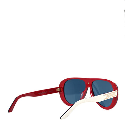 Christian Dior Acetate Diorsignature A2U DiorAlps White Red Blue 4 of 10