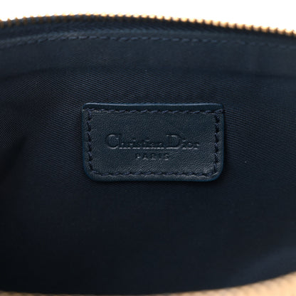 Christian Dior Monogram Mini Saddle Pochette Navy 6 of 11