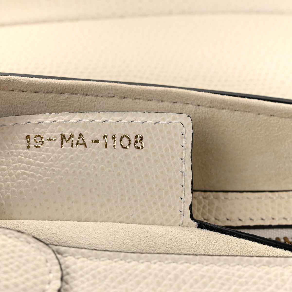 Christian Dior Grained Calfskin Saddle Bag White 12 of 21