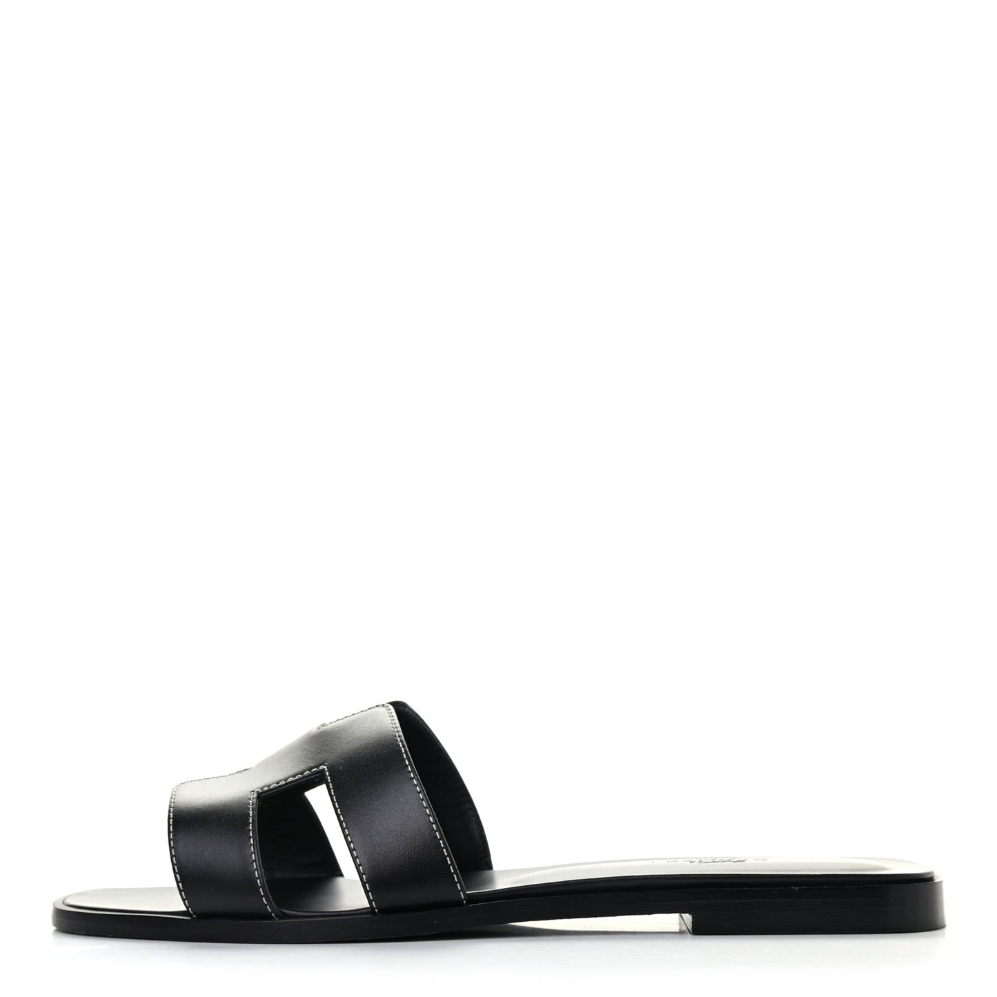 Box Calfskin Oran Sandals 40.5 Black