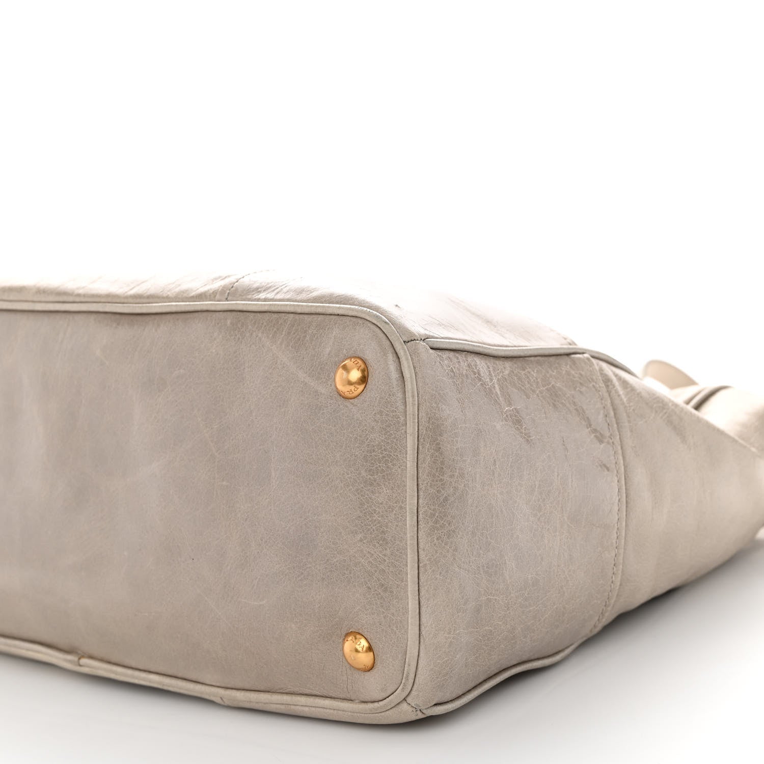 Prada Vitello Shine Shopping Satchel Nube 9 of 10