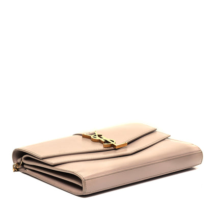 Saint Laurent Smooth Calfskin Sulpice Monogram Chain Wallet Light Natural 3 of 7