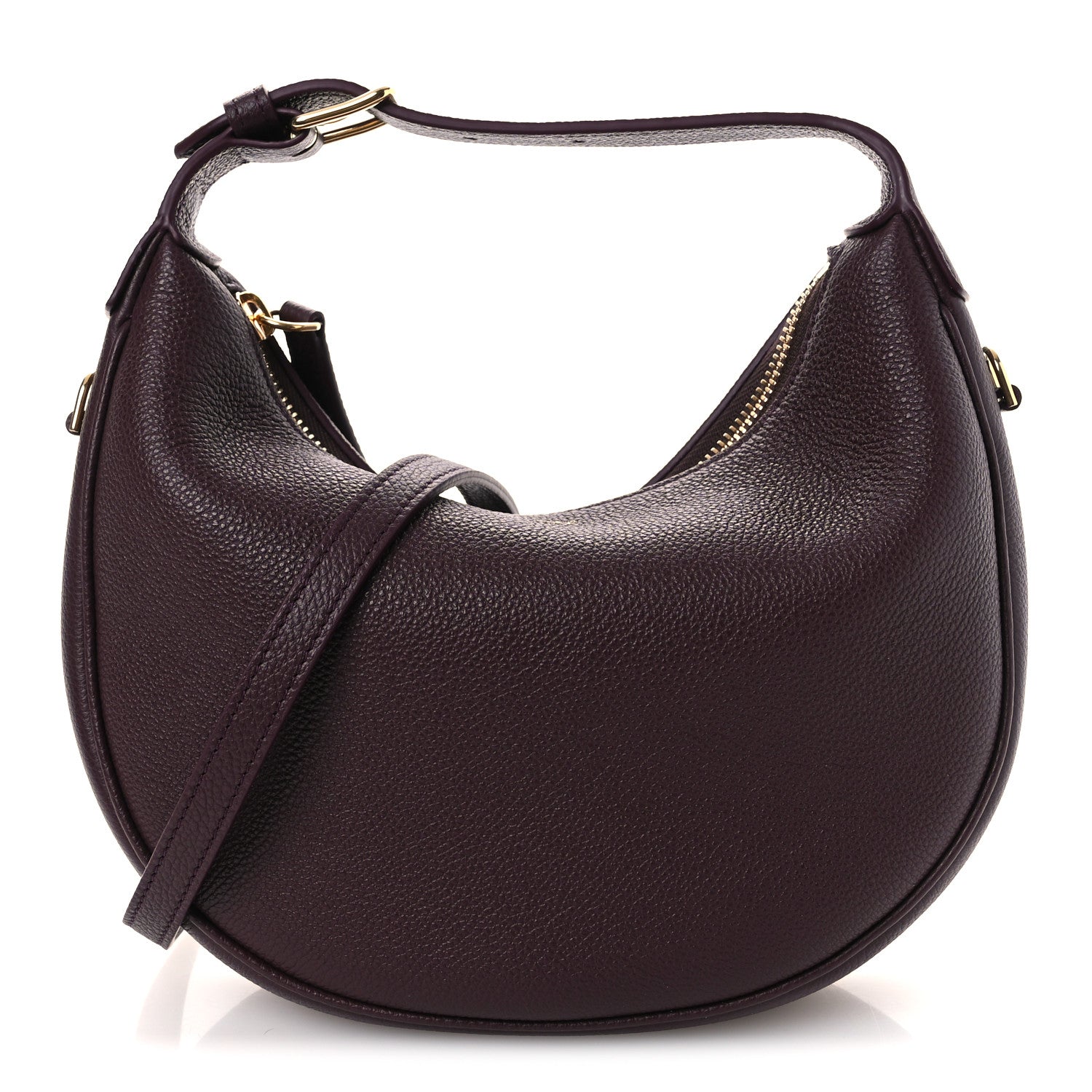 Celine Supple Grained Calfskin Teen Lulu Shoulder Bag Deep Burgundy 1 of 13
