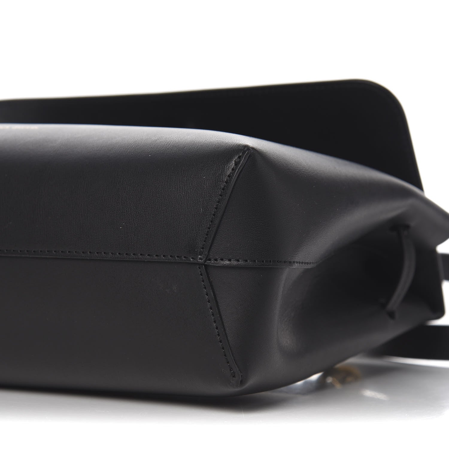 Mansur Gavriel Calfskin Mini Lady Bag Black Blu 7 of 8